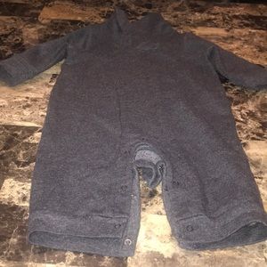 Baby boy cowl neck onesie